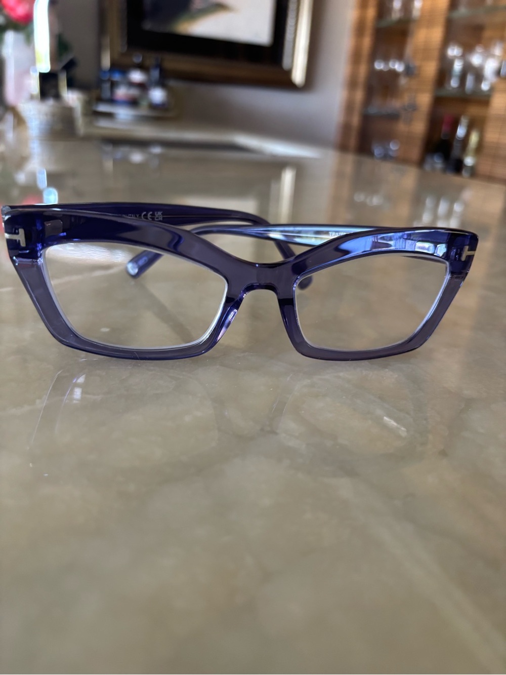Women’s Tom Ford Purple Cat-Eye Frames